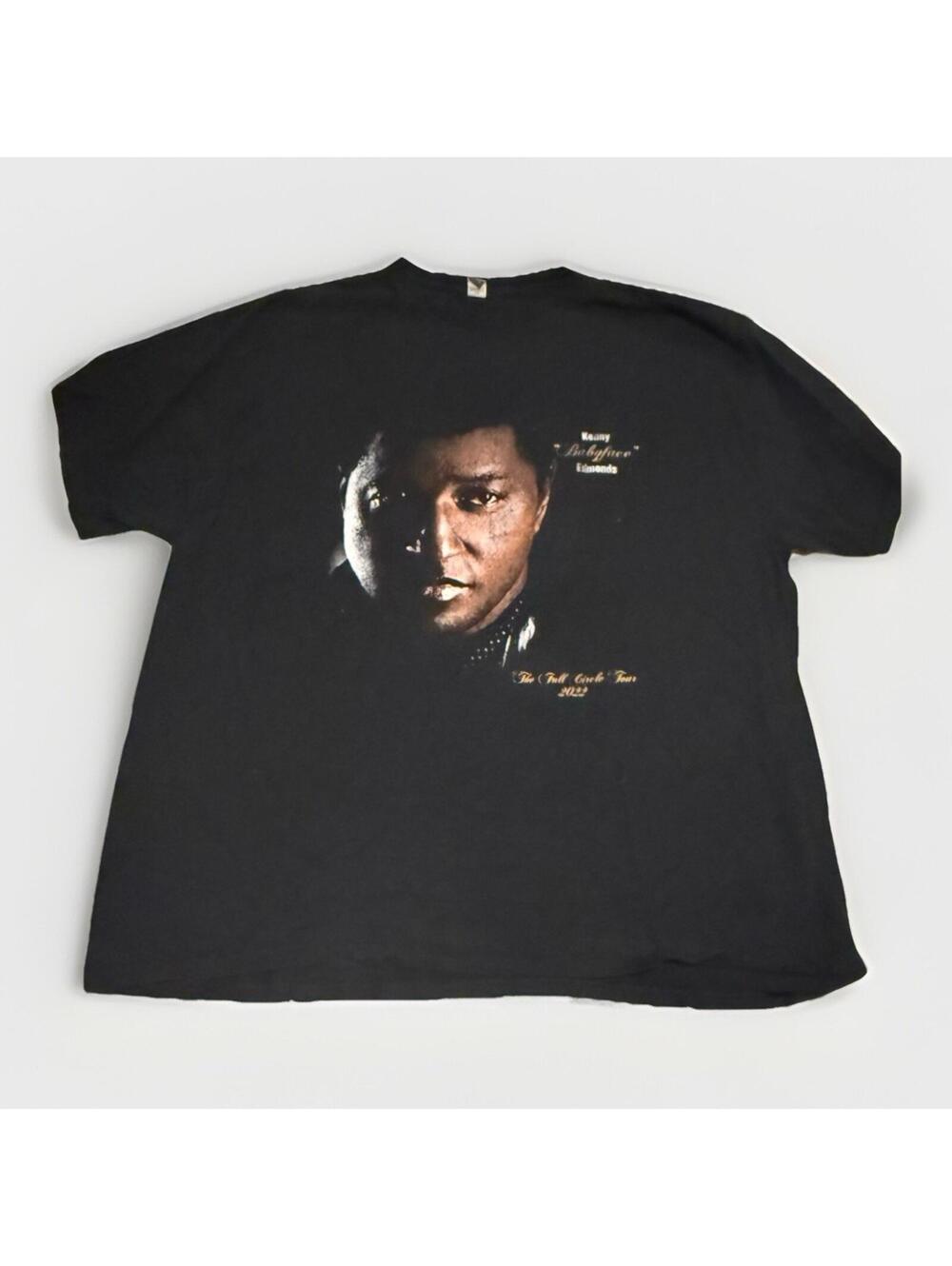 Babyface & Kem The Full Circle Tour 2022 Graphic T-Shirt Black Unisex Sz XL